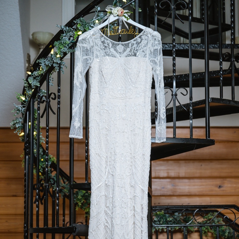 Beautiful Beaded Wedding Gown